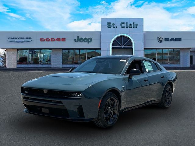 2026 Dodge Charger CHARGER R/T 4-DOOR AWD in Sub-Zero Exterior Paint — front three-quarter view